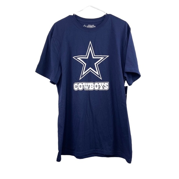 DALLAS COWBOYS Charged Up T-Shirt (Navy) Large - Picture 1 of 7